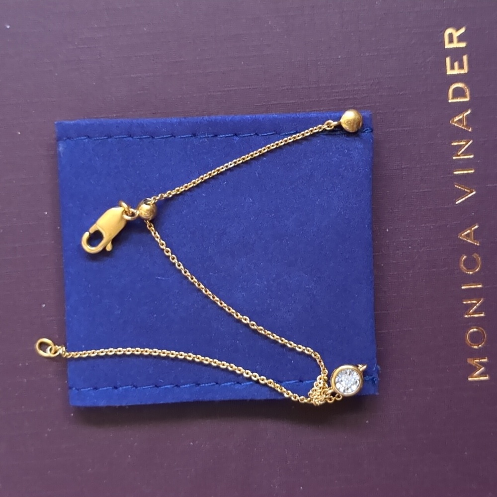 Monica vinader Diamond Solitaire Bracelet - Picture 5 of 5